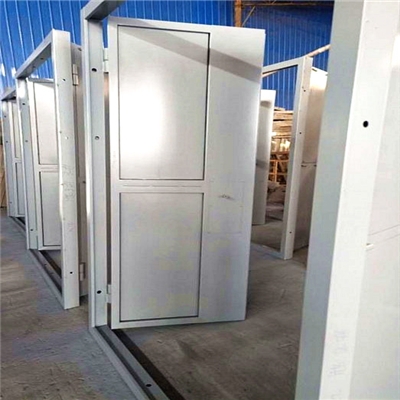 江苏建筑公司安装的泄爆门制作过程